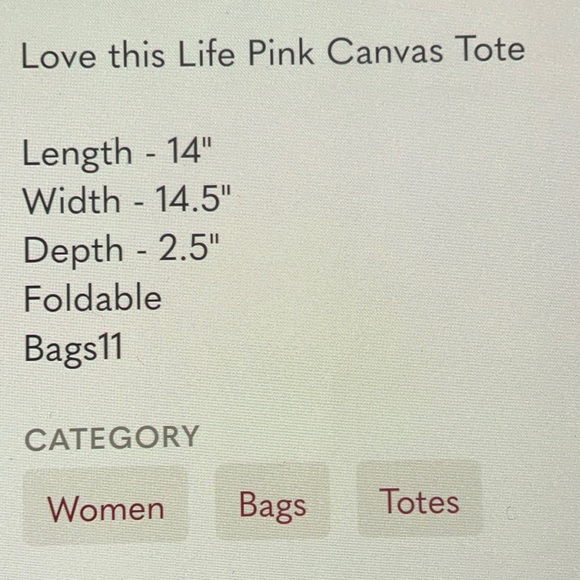 Love this life Green Canvas Tote - Picture 6 of 6